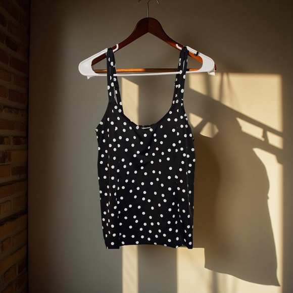 Swim Solutions Other - 1Swim Solutions Polka Dot Tankini - Black and White Size 10